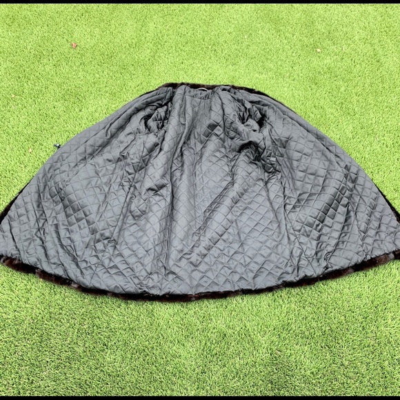 2X Mink Fur Parka Coat Quilted Liner 50”Bust😍EXCL - Picture 14 of 14